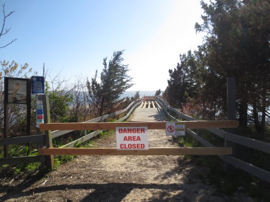 hurricane beach wreckage