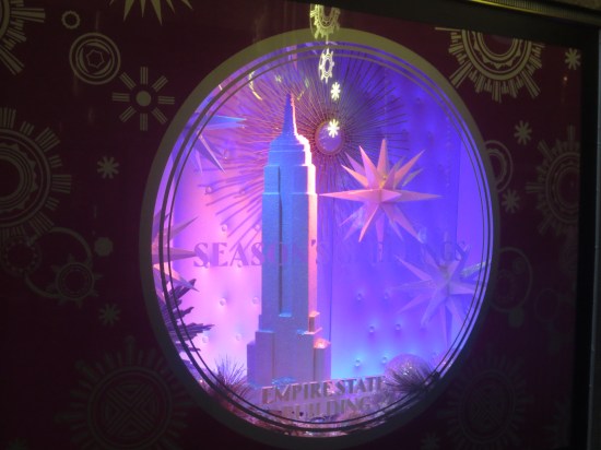 in the Empire State Building lobby