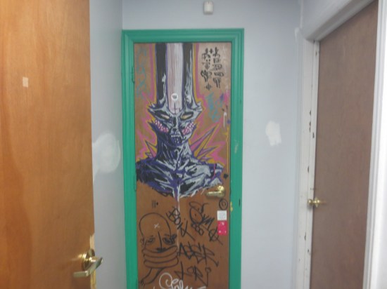 bathroom door