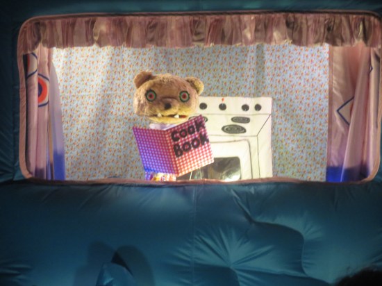 Miss Pussycat's puppet show