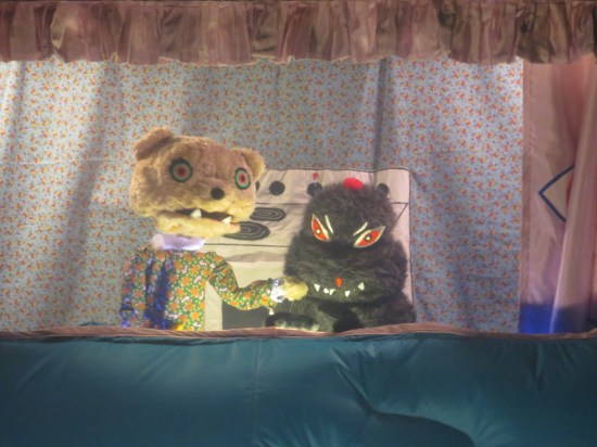 Miss Pussycat's puppet show