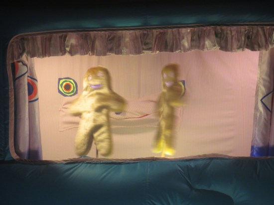 Miss Pussycat's puppet show