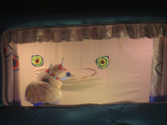 Miss Pussycat's puppet show