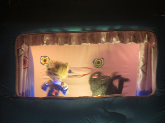 Miss Pussycat's puppet show