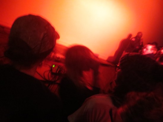 Pharmakon screaming in people's faces