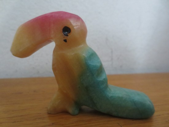 marble parrot (toucan?)