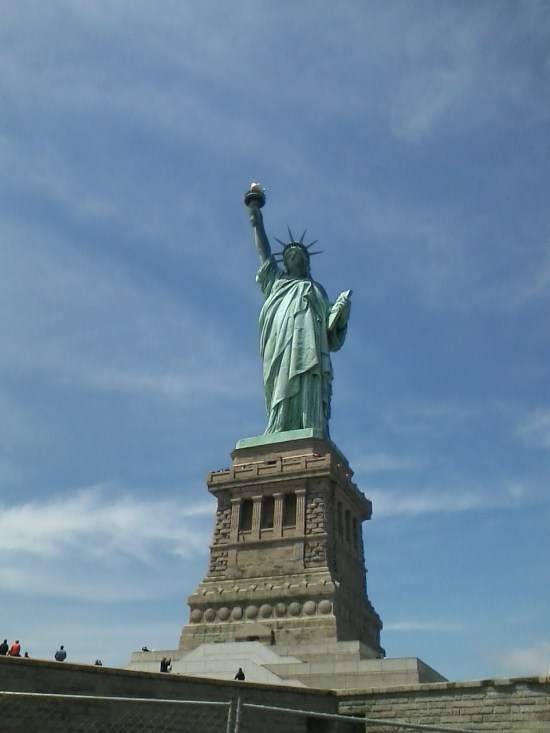 closer view of the statue