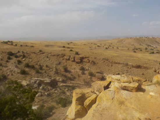 stopping at a view area in Utah