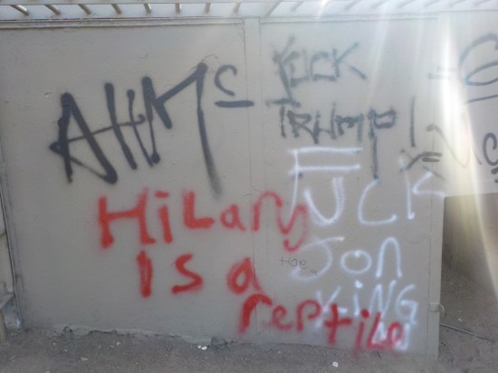 election graffiti